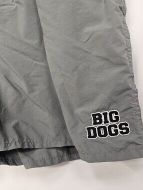 Big Dogs Swim Trunks Shorts Mens 2XL Green Outdoor Pull On Elastic